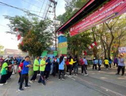 Perumda PALD Banjarmasin Semarakkan Hari Jadi ke-500 dengan Jalan Santai wan Aksi Sosial