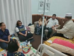Sabar Prayetno Jalani Perawatan, Ketua Umum DPP FKPWK wan Ketua DPW GEPAK Kalsel Datang Membesuk