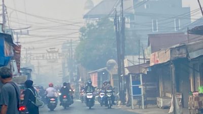 ISPU Banjarmasin Kembali Berbahaya, PM10 Tembus 1.241