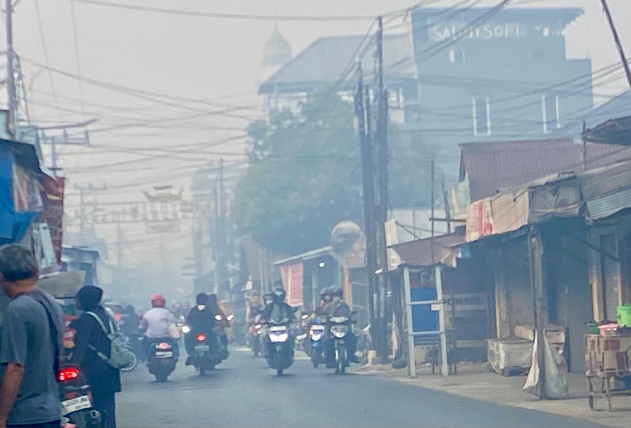 ISPU Banjarmasin Kembali Berbahaya, PM10 Tembus 1.241