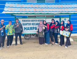 Diskominfo Kotabaru Tinjau Kondisi Warga Hampang di Tengah Musim Kemarau