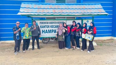 Diskominfo Kotabaru Tinjau Kondisi Warga Hampang di Tengah Musim Kemarau