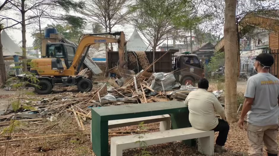 Lawas Mati Suri, Kampung Ketupat Banjarmasin Akhirnya Dibungkar!