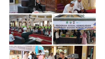 Dari Warga gasan Warga! Masjid Baitul Abror Hadirkan Bahan Pokok Murah Saban Bulan