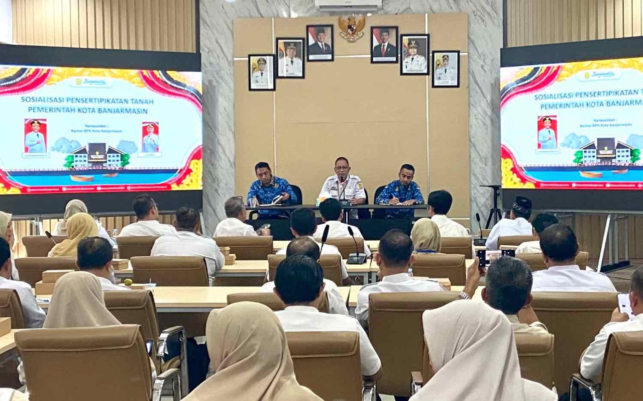475 Persil Tanah Belum Bersertifikat, Pemko Banjarmasin Kebut Pengamanan Aset